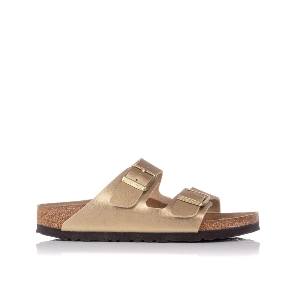 Sandalias Bio Mujer Birkenstock Arizona Oro