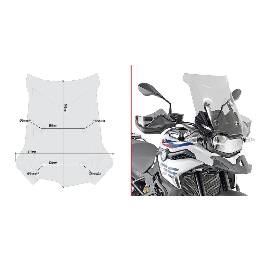 Givi Cupula P/kitao B F850gs 18 Ahum   Ce U