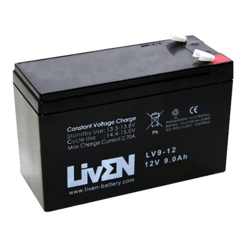 Batería Plomo LIVEN LV9-12 12V 9Ah