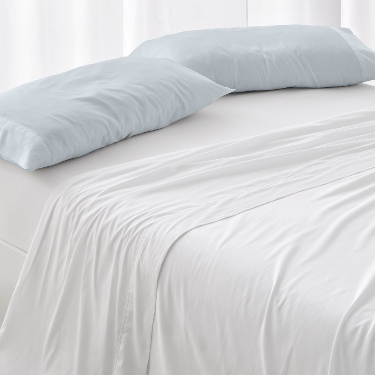 Funda Almohada 100% Algodón 180 Hilos | 6 Colores | Suave y Duradera | BURRITO BLANCO | Todas las Medidas