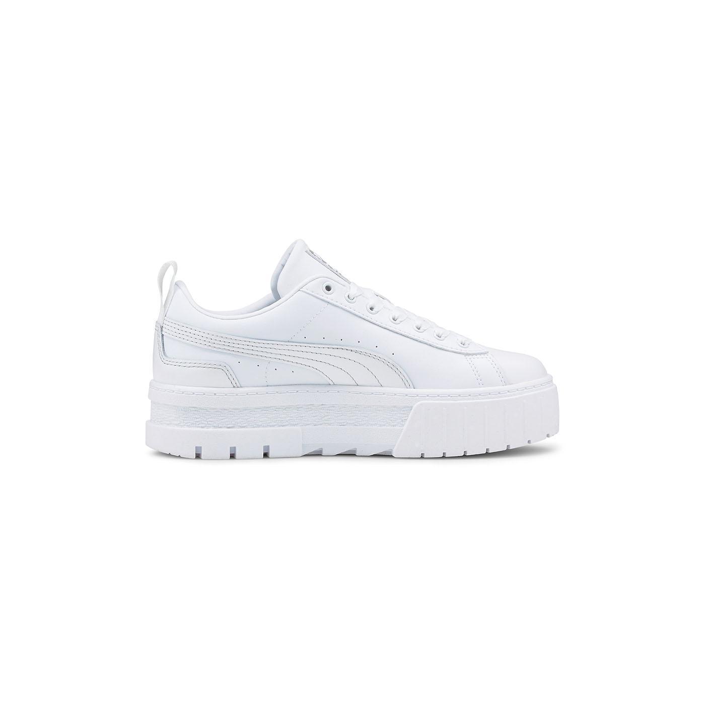 Puma Zapatilla Mujer Mayze Glow Blanca - Piel y Sintético