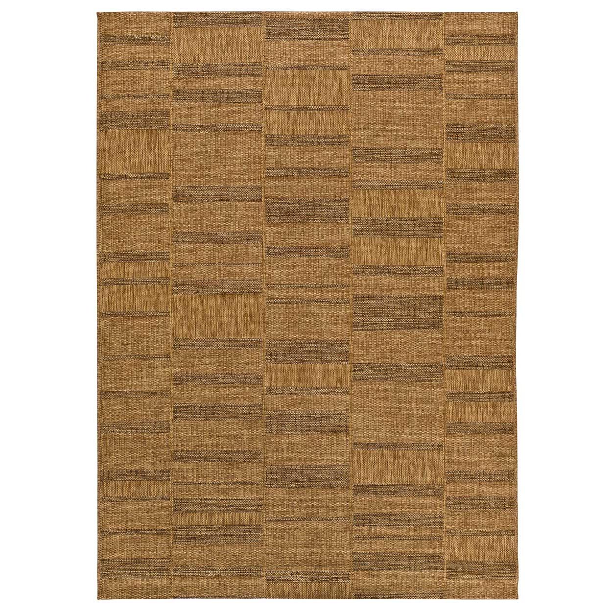 ATTICGO Alfombra de Interior de Estilo Geométrico aspecto yute en Natural - GUINEA 28828 | 80X150, 120X170, 160X230 cm