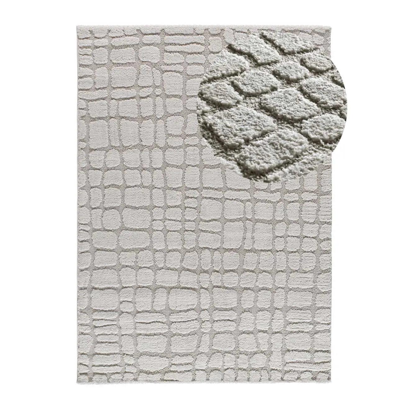 Alfombra interior  de estilo escandinavo con relieve - JUNO 13 | 64x120, 126x190, 152x235, 190x285 cm