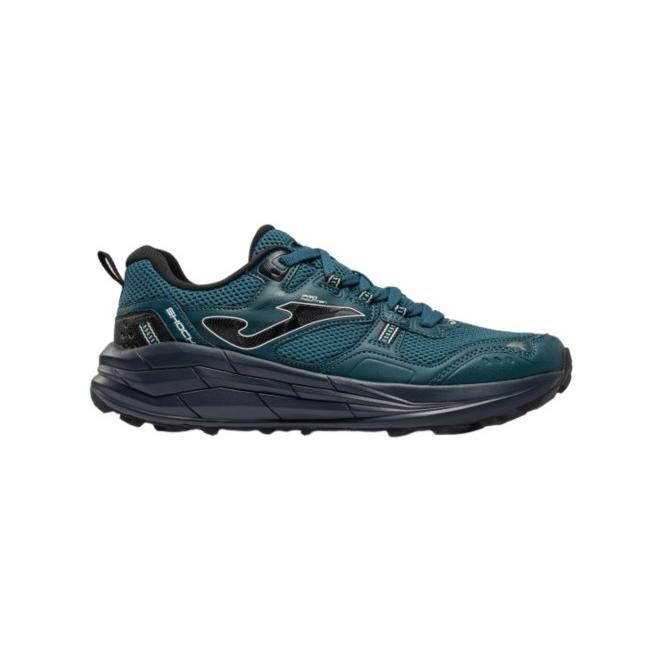 Zapatillas Trail Running Hombre Joma Shock 2630 Azul Petrol: Máxima Amortiguación y Agarre con Suela DURABILITY - Transpirabilidad con Mesh VTS para Senderos Montañosos