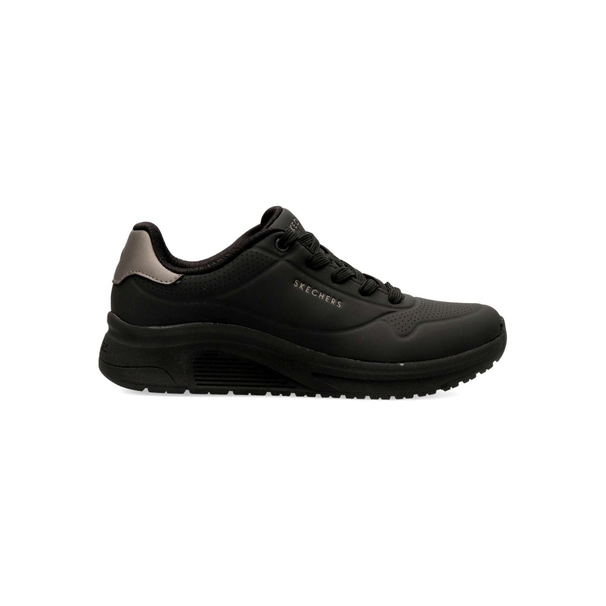 Skechers - Zapatillas Uno Lite 2 para mujer sin cordones de durabuck con plantilla Memory Foam y tecnología Heel Pillow color beige