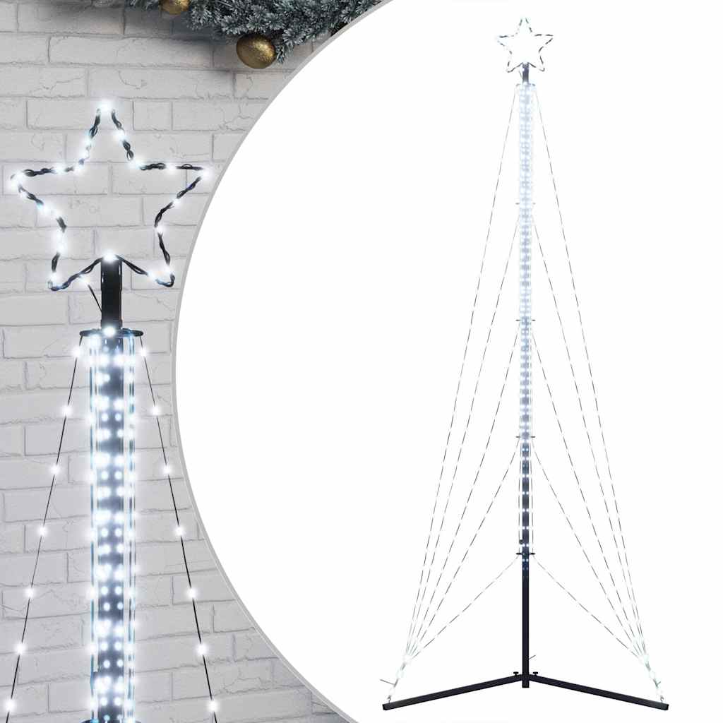 vidaXL Árbol de Navidad LED 525 LEDs Multicolor 302 cm