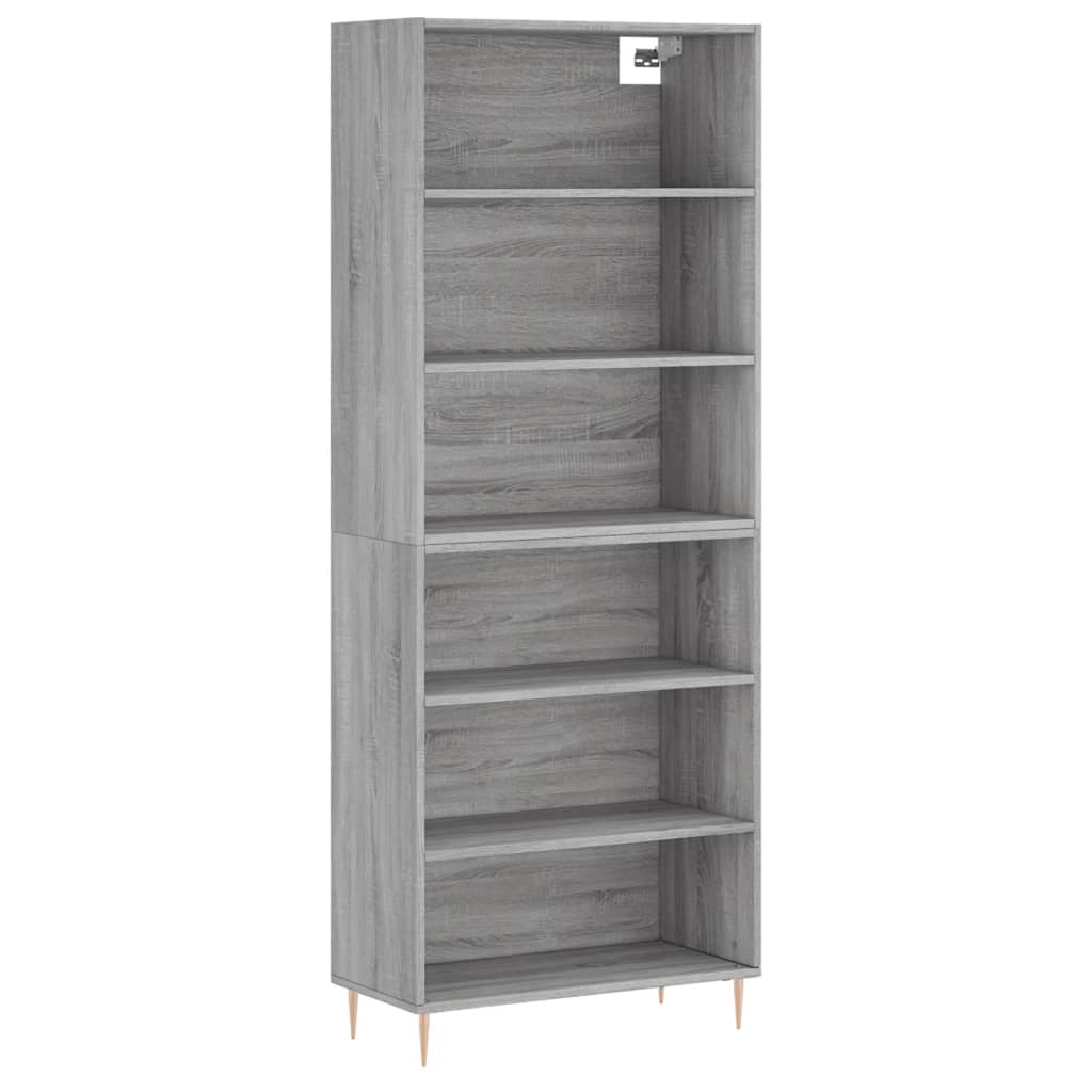 Vidaxl Aparador Alto Madera de Ingeniería 69,5x32,5x180 Cm