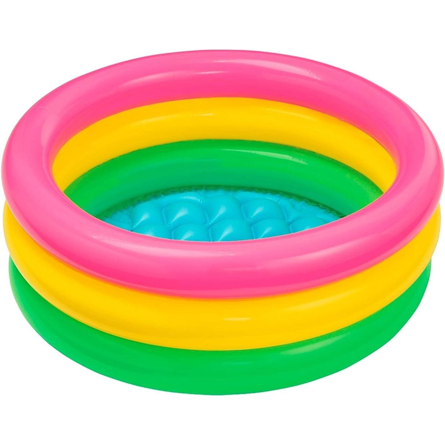 Intex PLUSHOME Piscina Hinchable Redonda para Infantil Niños Minnie Mickey Spiderman PVC