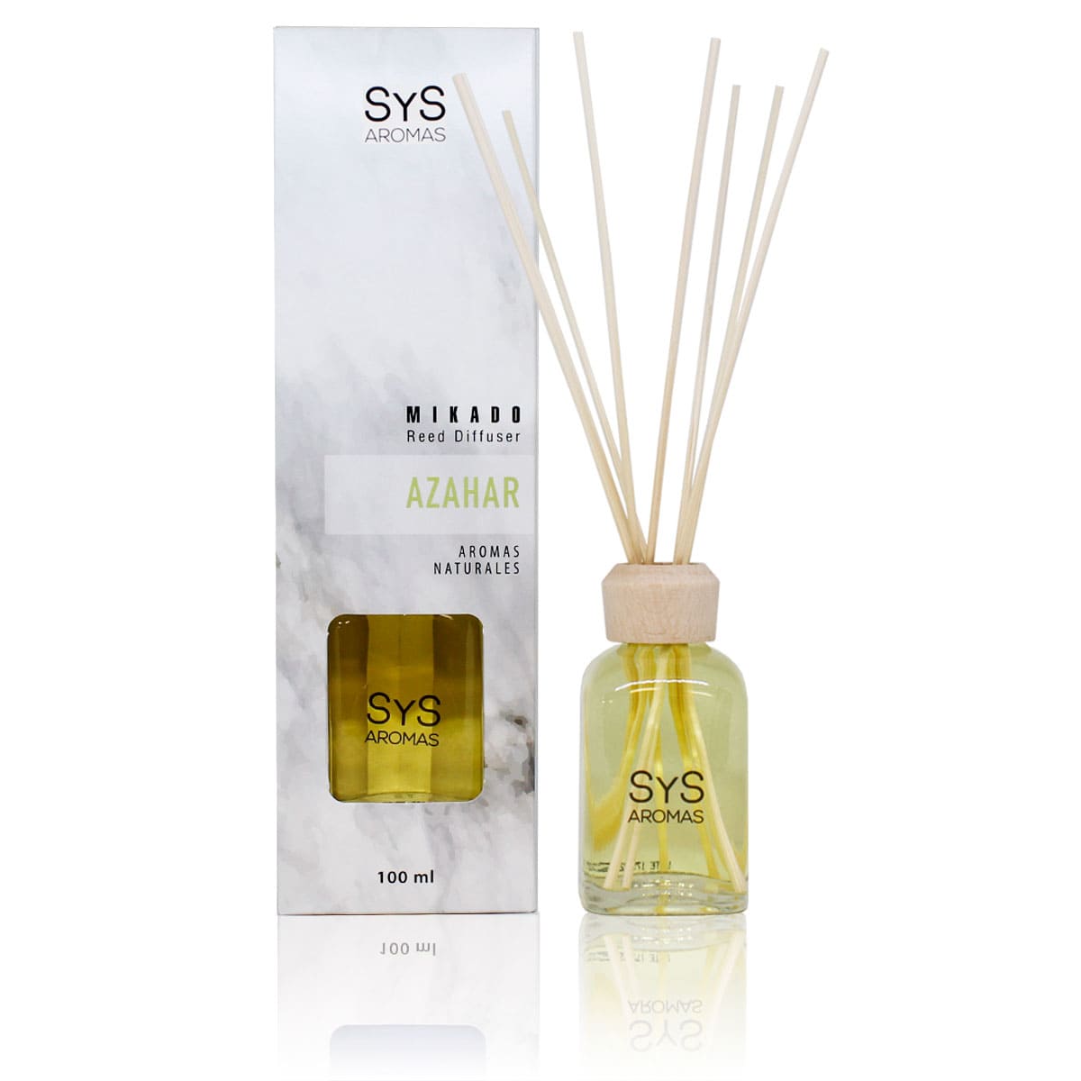 Ambientador Mikado Azahar 100ml Marmol Collection SYS Aromas