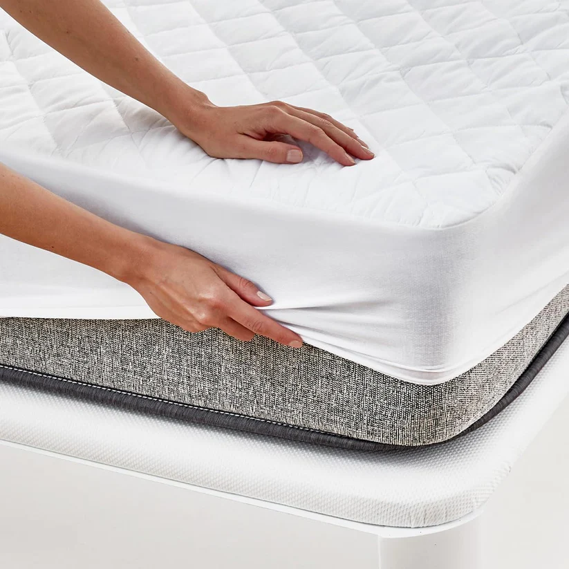 Protector de colchón acolchado e impermeable Descansín Protege de ácaros y mejora la higiene