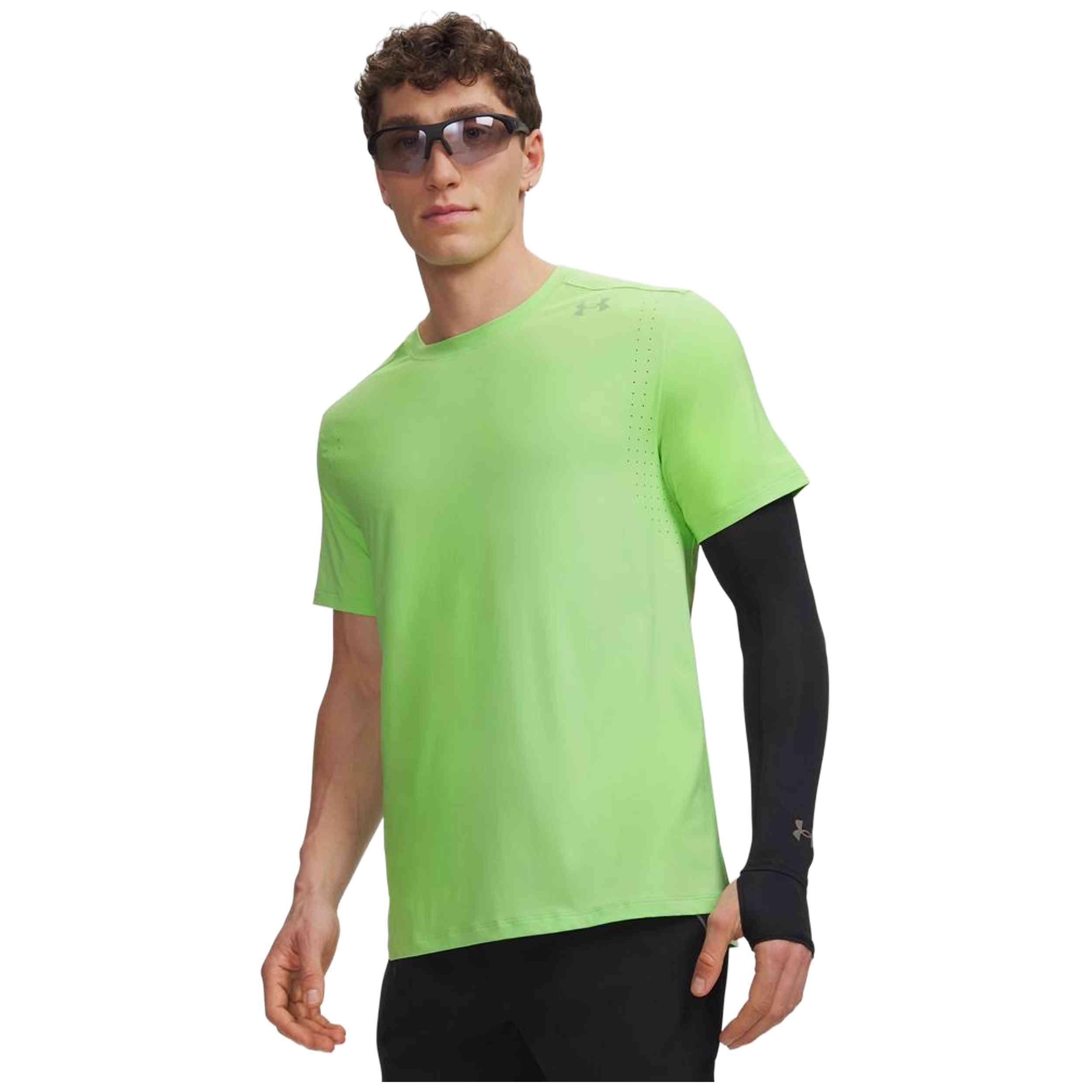 Camiseta De Manga Corta Under Armour modelo UA Velociti Pro "Lumos Lime" para Hombre en color Verde