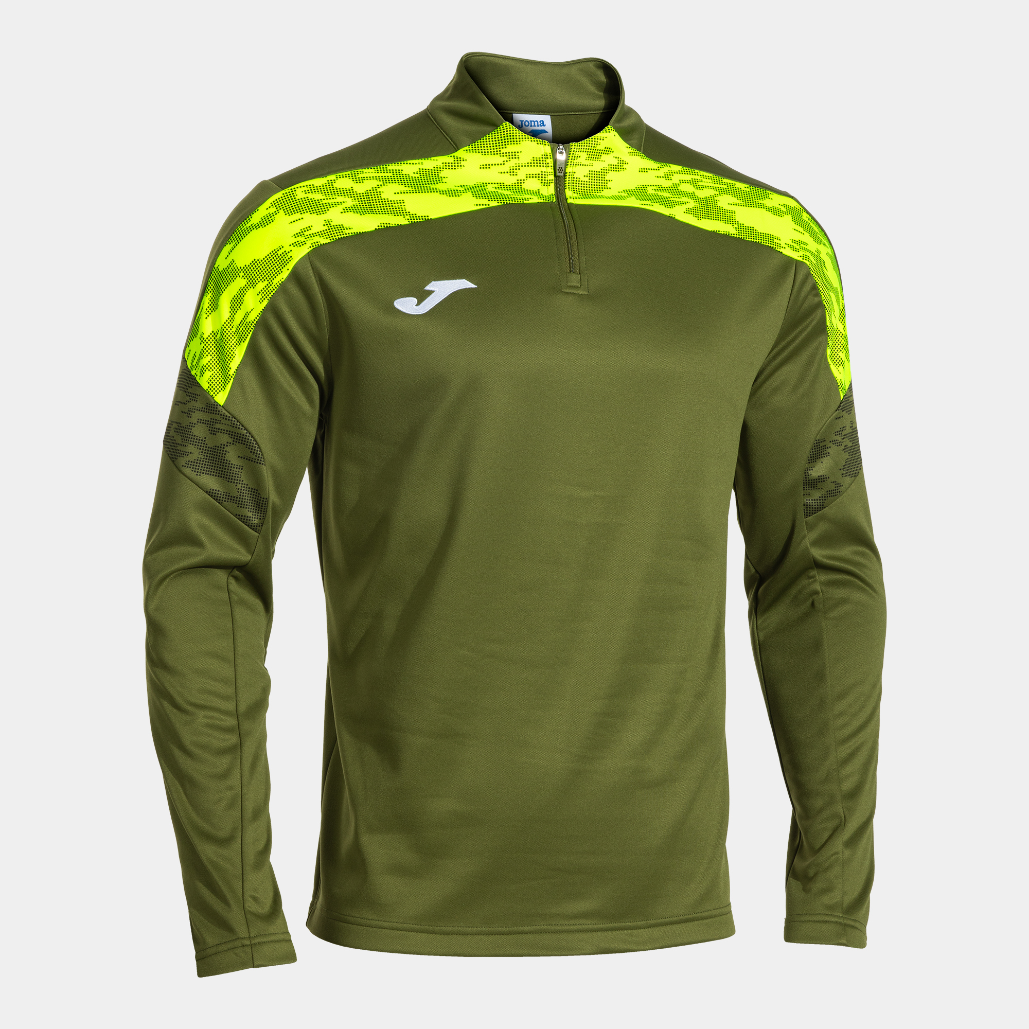 JOMA SUDADERA CHAMPIONSHIP VIII VERDE AMARILLO Talla 4 (6XS) Niño Junior