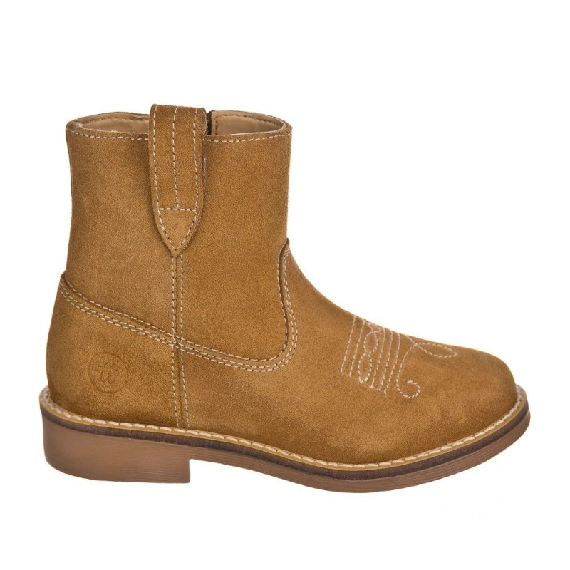 Bota campera en piel