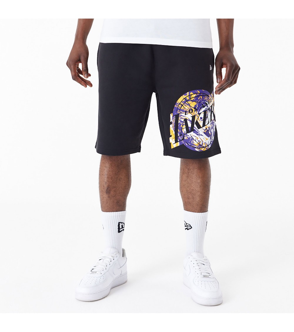 Pantalón Corto Hombre New Era La Lakers Nba 60435382 Pantalones Deportivos Hombre New Era