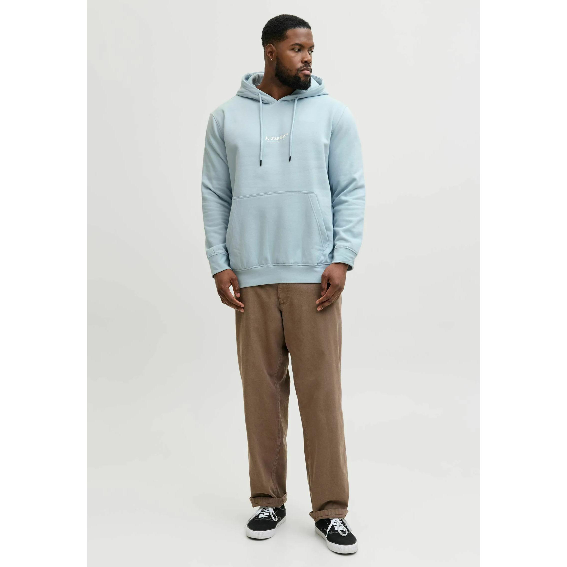 Sudadera Jack & Jones Algodón Orgánico con Capucha plus size