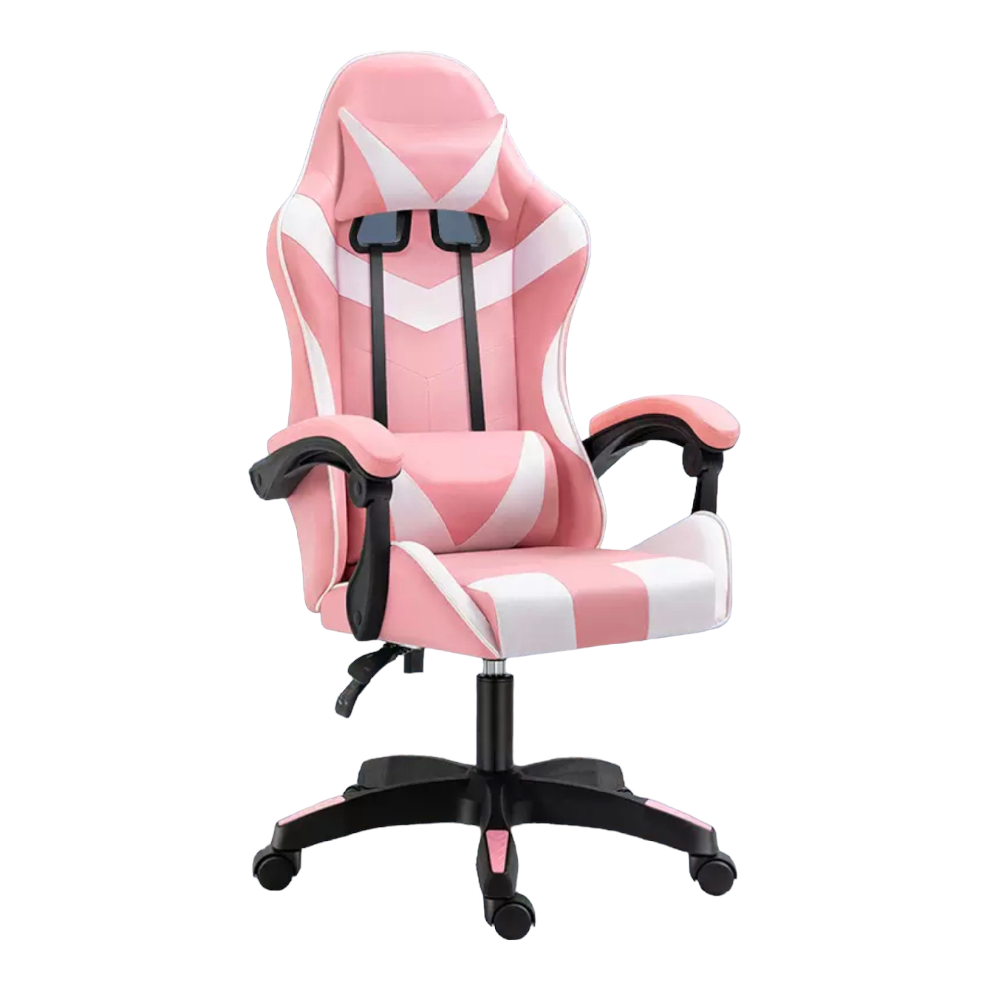 Silla Gaming para Escritorio, Oficina y Juegos Online Giratoria. Silla Cómoda de Altura Ajustable para Gaming ergonómica, de piel sintética.Silla racing de gaming videojuegos y de oficina. Es ergonómica y con diseño moderno. (S001 7490 8490 )