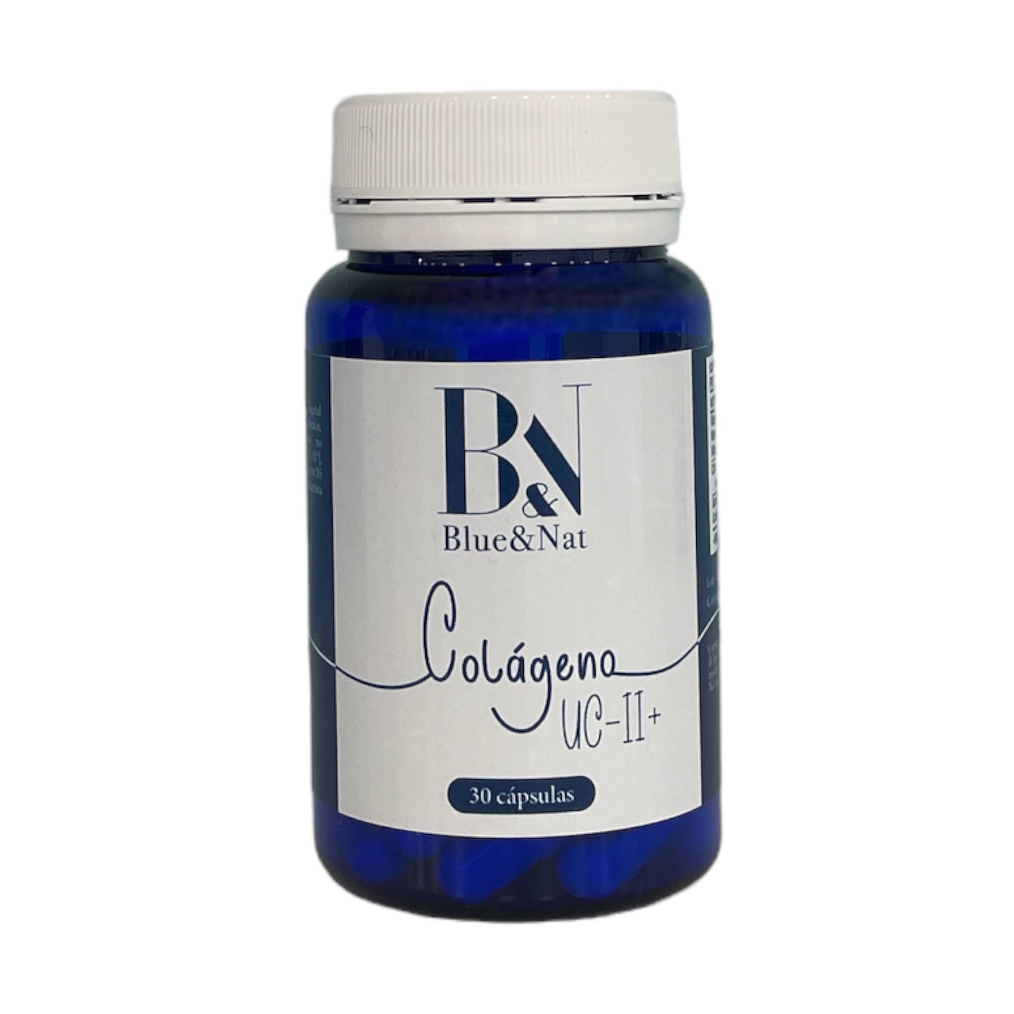 Blue & Nat Blue & Nat | Colágeno UCII, Ác Hialurónico, Citrato de Mg, Vit C y Vit D3 | Fortaleza Muscular