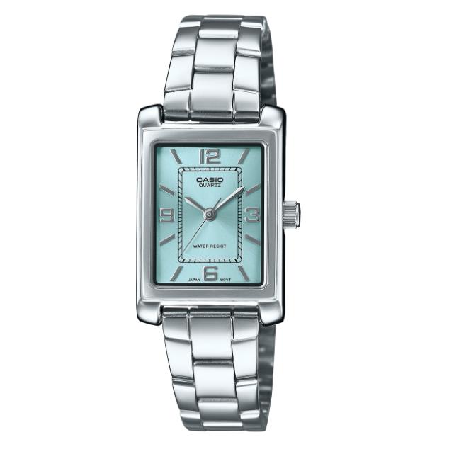 ​reloj mujer analógico clásico Casio LTP-1234DD-2A 32 × 21 × 7.4 mm correa de acero