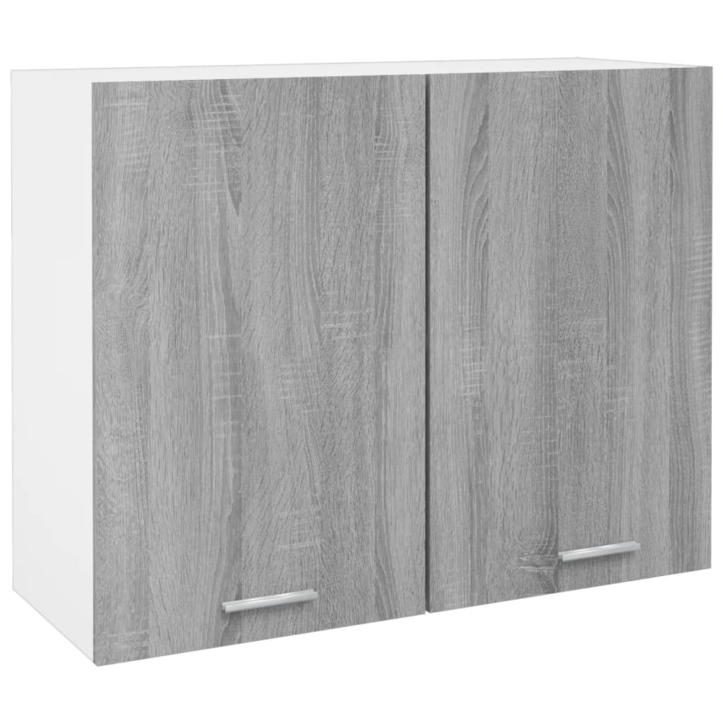 vidaXL Armario colgante "Lyon" gris Sonoma 80x31x60 cm madera de ingeniería