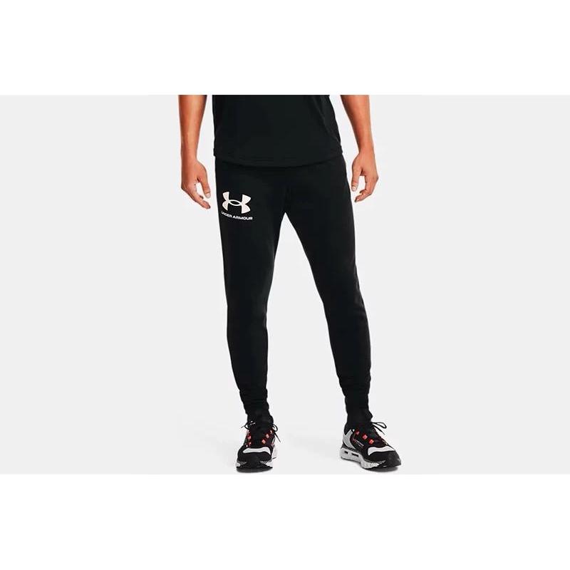 PANTALÓN UNDER ARMOUR UA RIVAL TERRY NEGRO