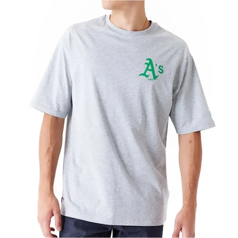 Camiseta Oakland Athletics "MLB World Series" Oversized New Era Gris