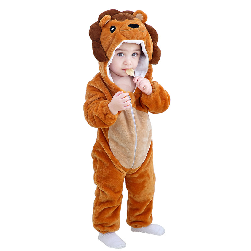 Disfraces de Halloween, adecuados para bebés y niños pequeños, monos, tallas para niños y niñas, estampados de animales.