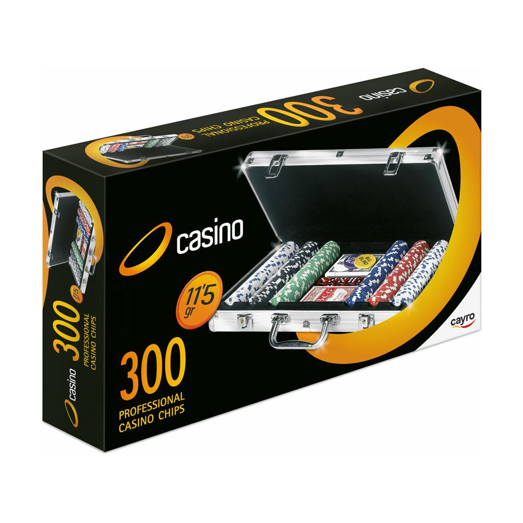 Maletín 300 Fichas De Póker 11,5 Gramos de Cayro DR-300 Juegos de azar