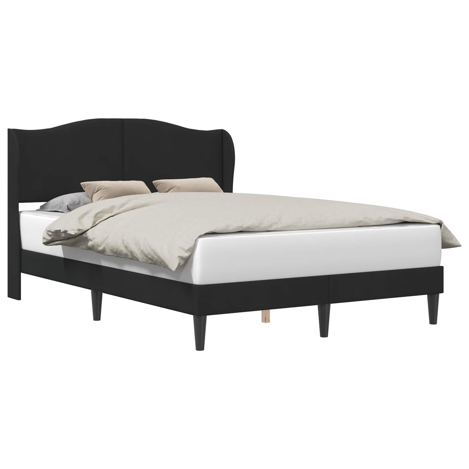vidaXL Estructura de cama 140 x 190 cm Terciopelo Multicolor