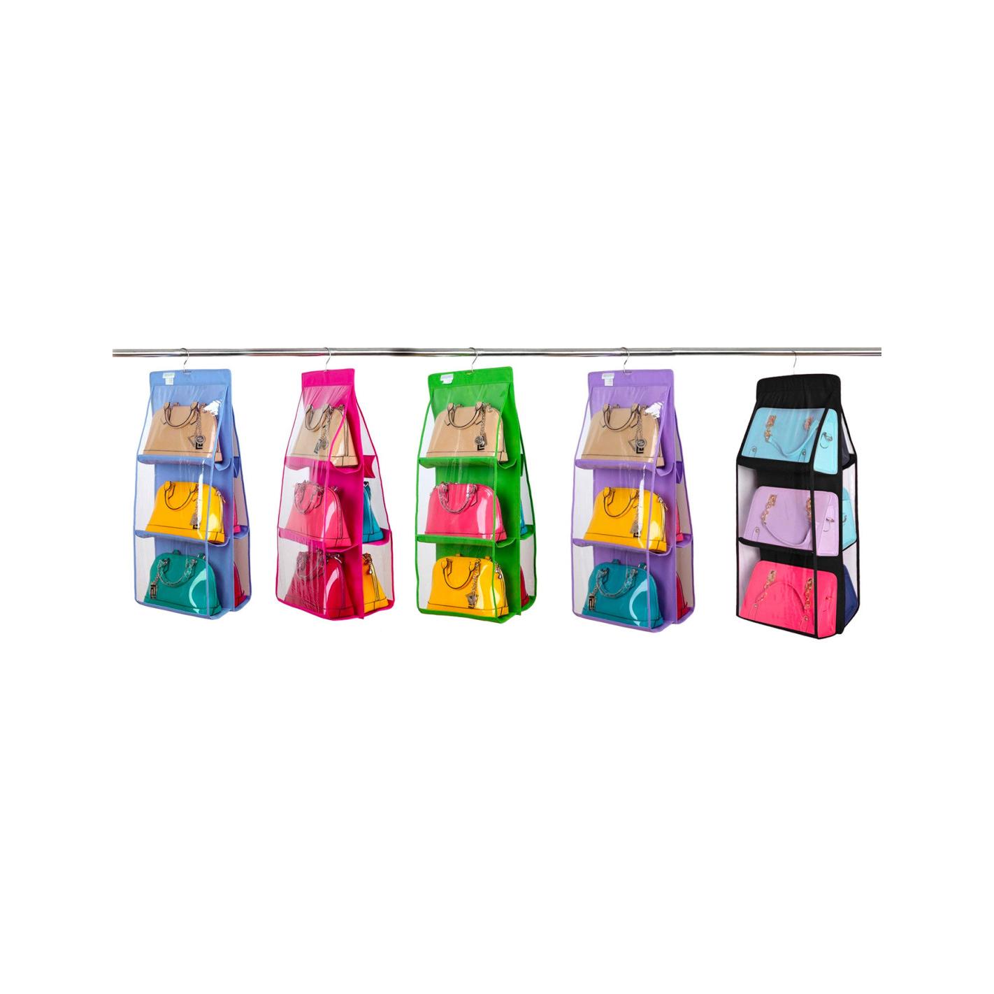 Mediawave Store Organizzatore fino a 12 borse con gancio pratico organizer da armadio o porta