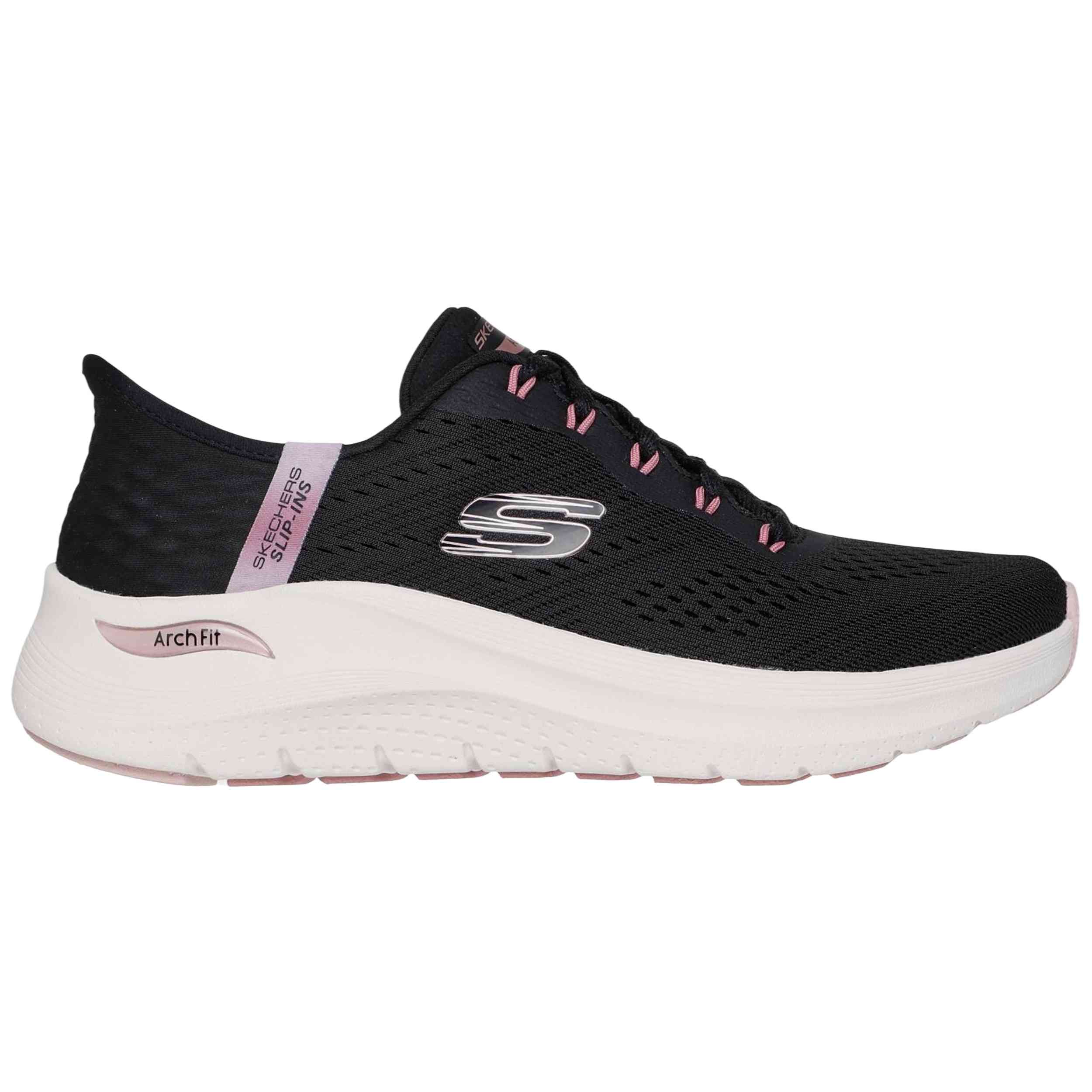 Zapatillas Skechers modelo Hands Free Slip-ins: Arch Fit 2.0 - Easy Chic para hombre y mujer en color Negro