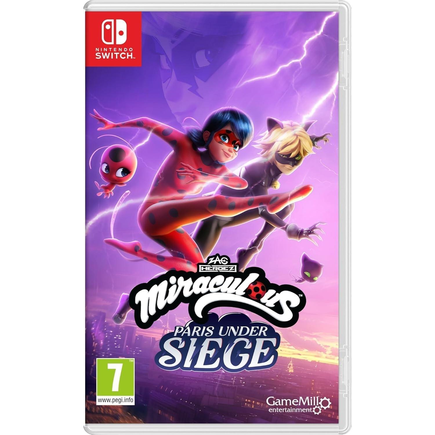 Miraculous Paris Under Siege Juego Fisico para Consola Nintendo Switch [ PAL ESPAÑA ]