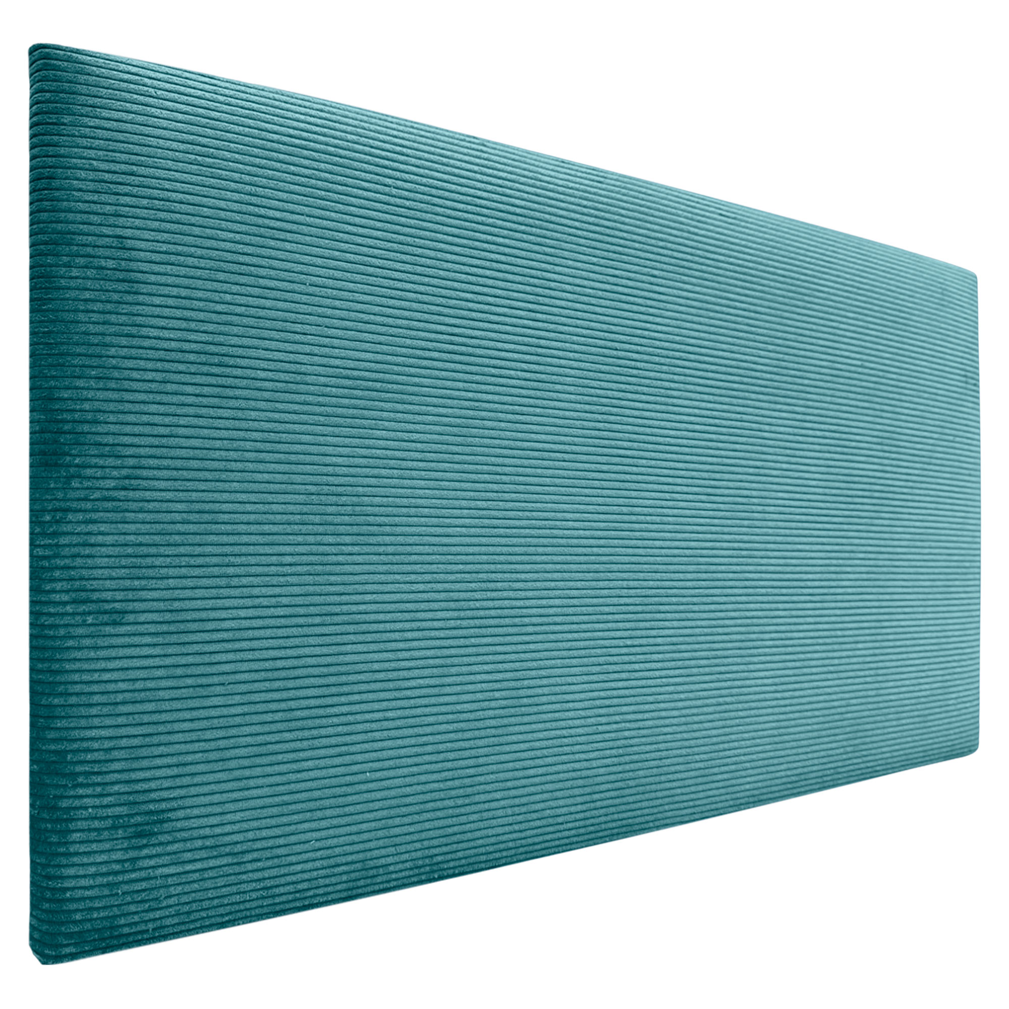 DHOME Cabecero de Pana Liso Alta Gama Moderno 4cm Grosor Cabezal Tapizado Azul