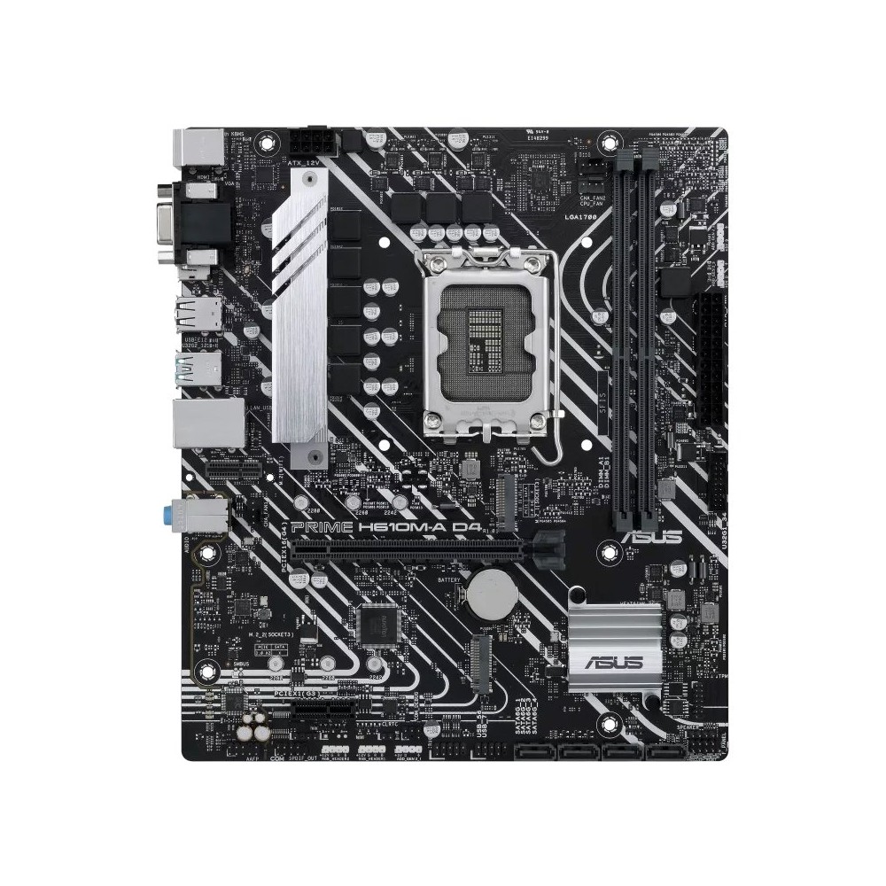 ASUS Placa Base PRIME H610M-A CSM D4  mATX 1700