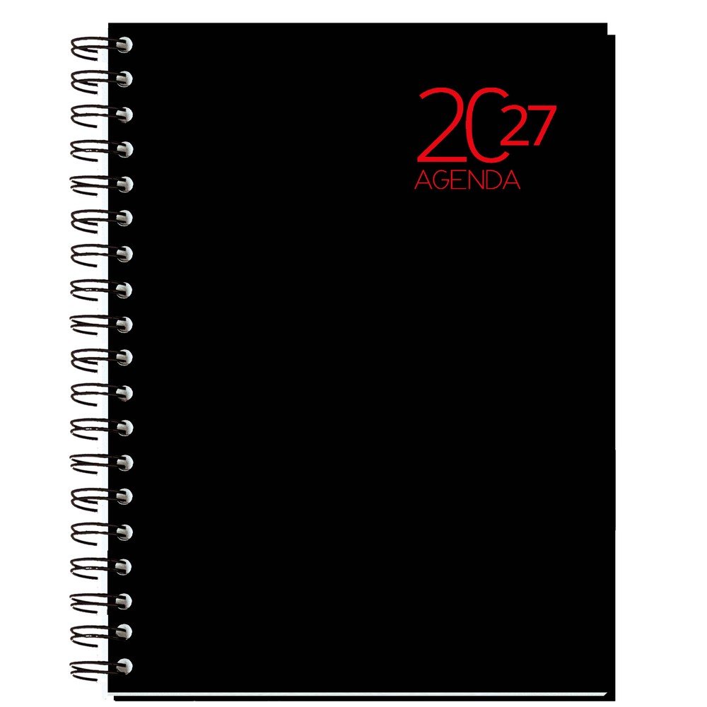 MYRGA AGENDA ANUAL 2027 DUEÑAS S20 SEMANA VISTA NEGRO MYRGA 2027