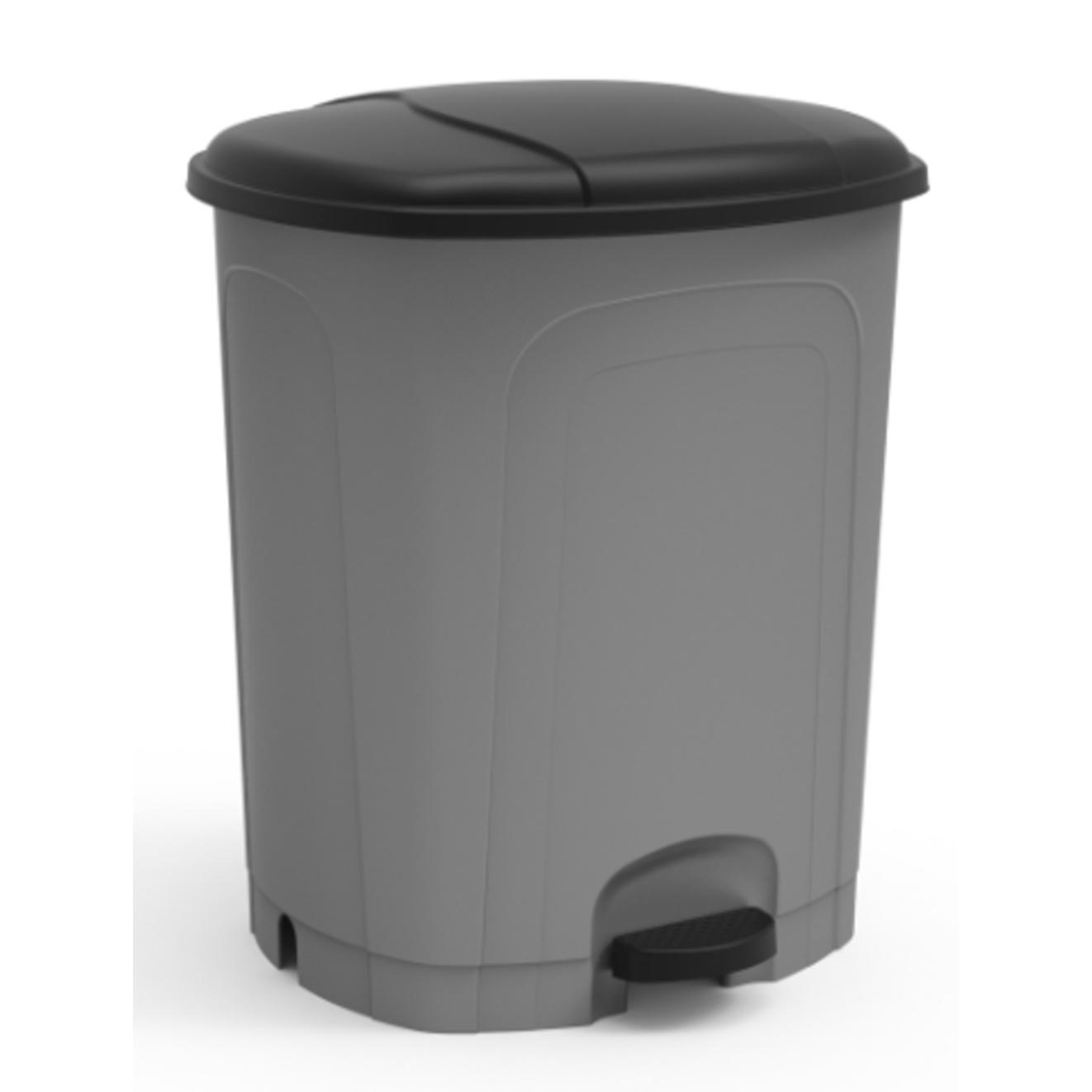 Cubo de Basura Cocina de Plástico con Pedal 25 L, Este cubo de basura de plástico con pedal para cocina es una solución práctica e higiénica para la gestión diaria de…
