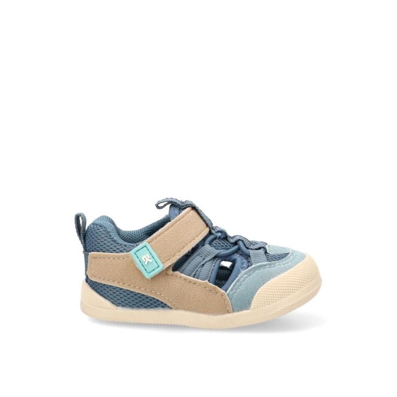 Sandalia Respetuoso/barefoot Etika - Niño - Suela Plana - Modelo 17221 - Color Azul
