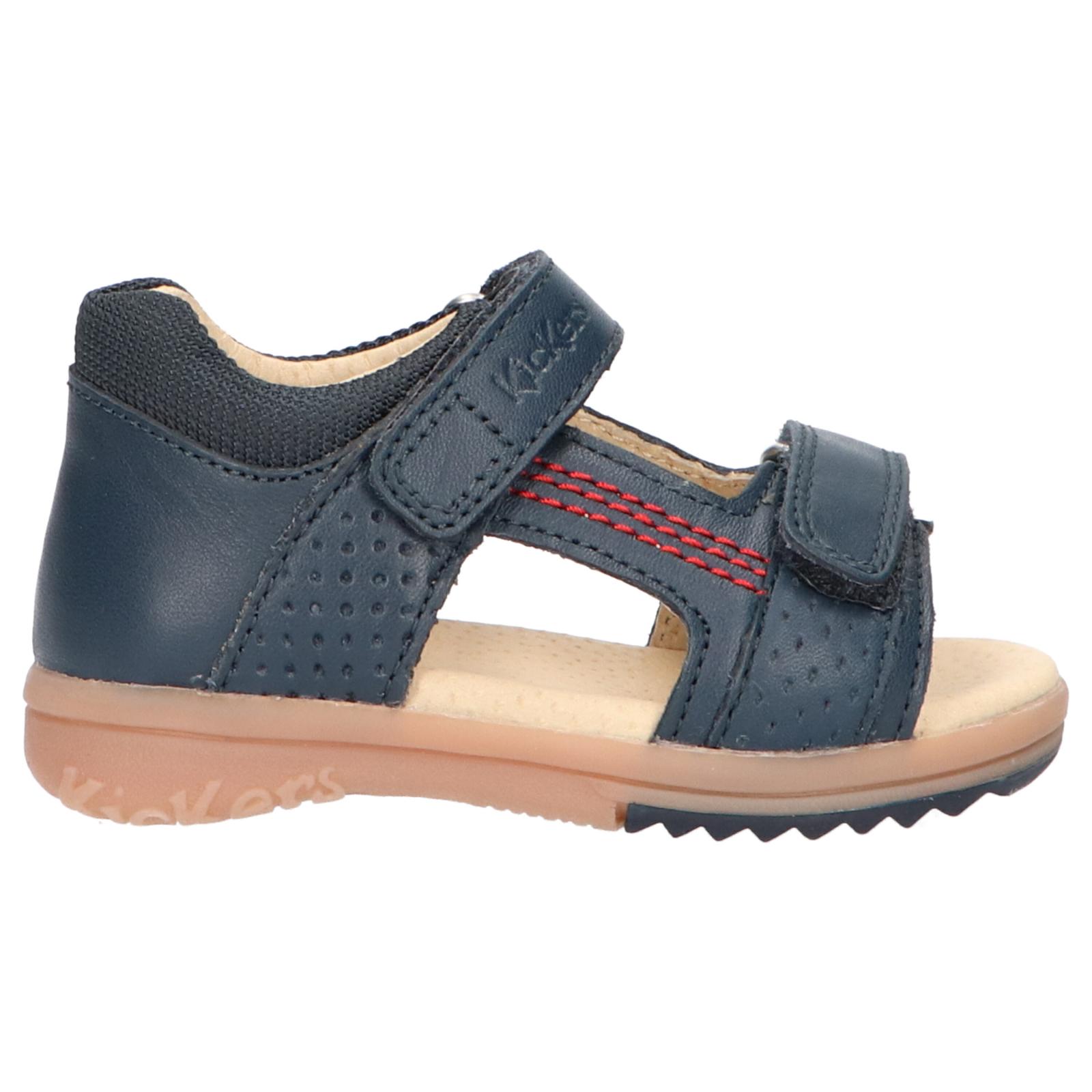 Kickers boy's sandals 414744 -10 plazabi 10 marine