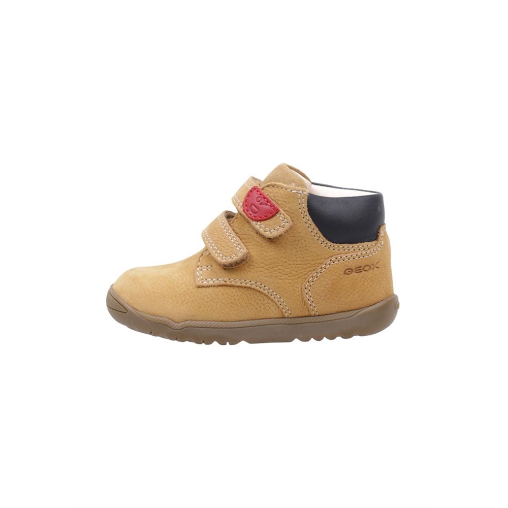 Geox B MACCHIABOY C Botines Planos Bebé - niño (hasta la talla 30) Amarillo