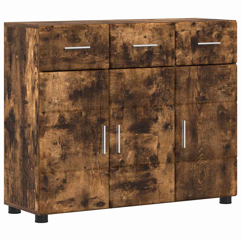 vidaXL Aparador FLORIN 88,5 x 30,5 x 73 cm Madera de ingeniería Multicolor