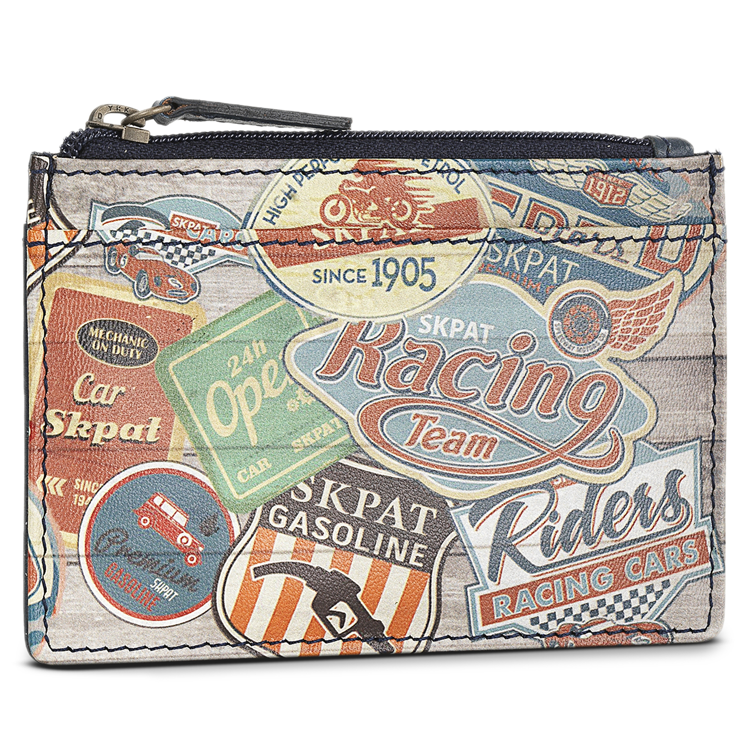 Skpat - Monedero Hombre Pequeño - Carteras Para Hombre Piel Genuina - Monedero Mujer - Billeteras Para Hombre. Cartera Tarjetero Hombre Con Llavero Incluido - Cartera Hombre Con RFID 205307