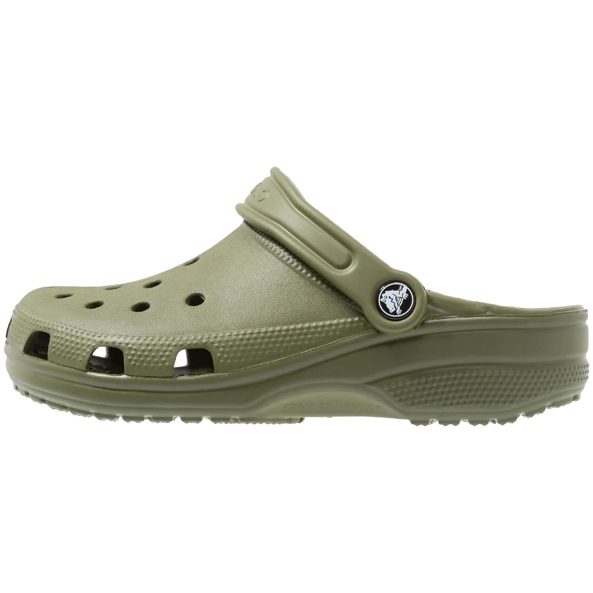 Zuecos Crocs modelo 10001-024 para hombre y mujer en color Verde