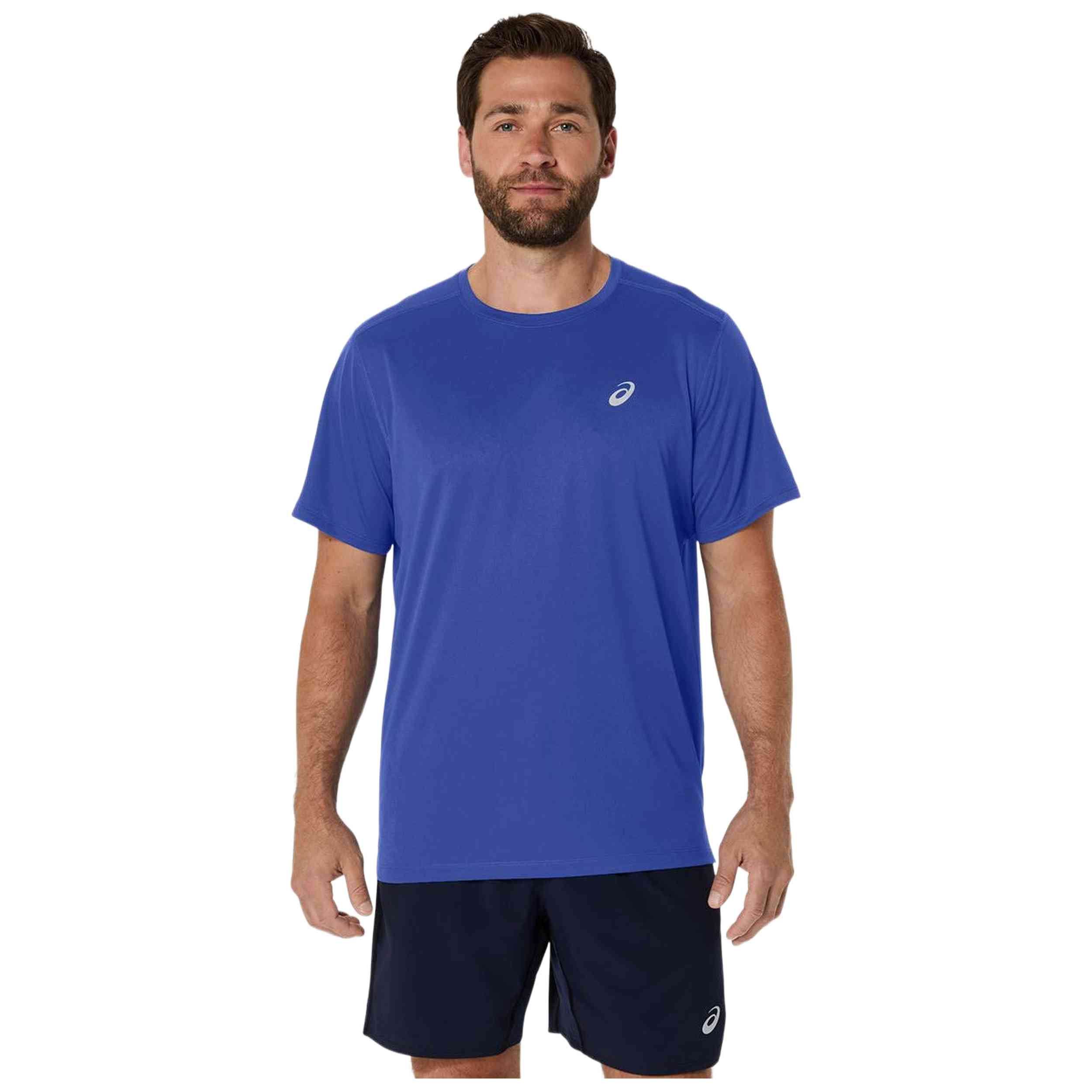 Camiseta De Manga Corta Asics modelo Camiseta ASICS Core manga corta azul intenso para hombre y mujer en color Azul