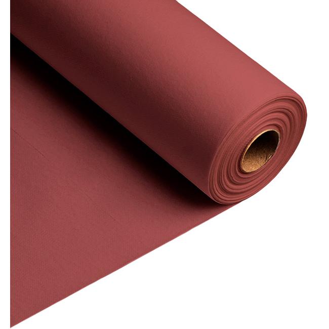 MONOUSO | Mantel Camino Airlaid Burdeos 0,4x48m Precorte 30cm (1 Ud)