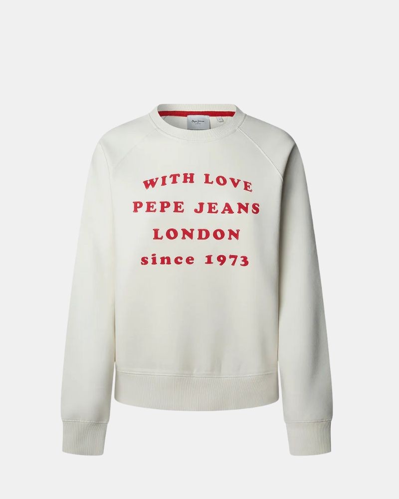 PEPE JEANS PL5800011 BEL Jersey Manga larga Mujer Blanco