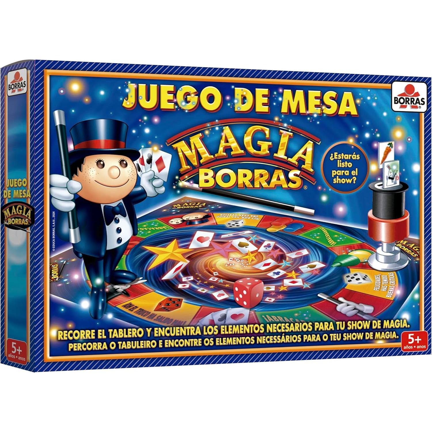 Gran Magic Set Borras: Over 100 Tricks for Kids 7+, Professional Quality Accessories, Instructional DVD Included, Ideal for Family Entertainment and Learning Magic Skills