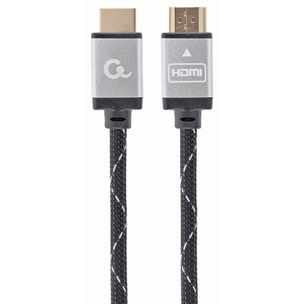 Gembird - Cable HDMI CCB-HDMIL-1M de 1 m con enchufes chapados en oro, soporte 4K UHD a 60 Hz y 3D, ideal para gaming, equipos audiovisuales y creación de contenidos