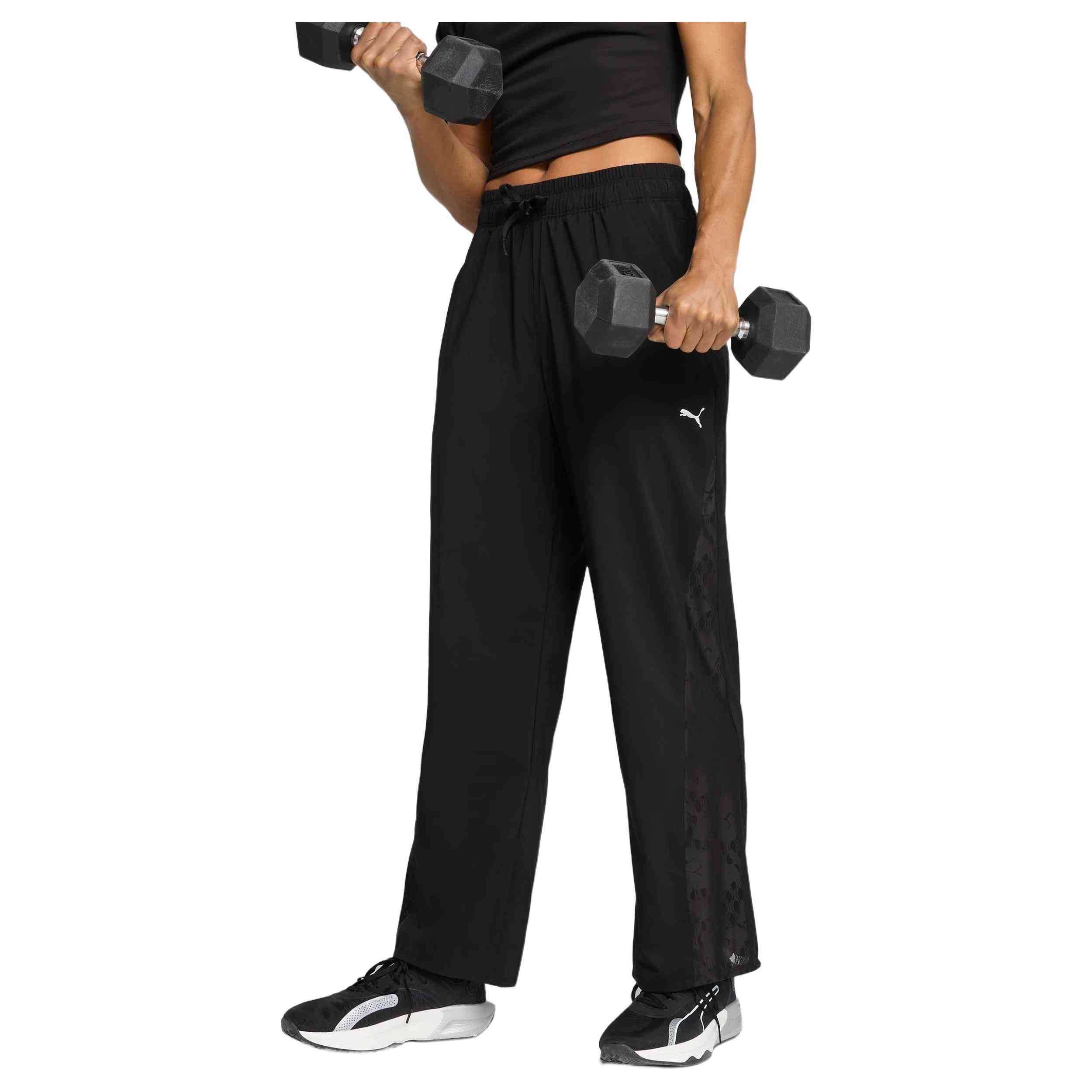 Pantalones marca Puma modelo 526793-01 para mujer en color negro