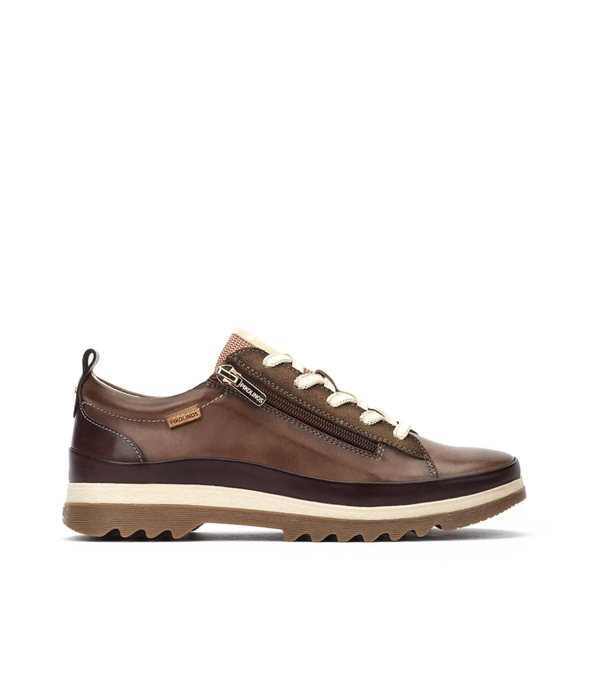 Zapato Pikolinos 6979C5 Marrón con cordones y cremallera para mujer602720009