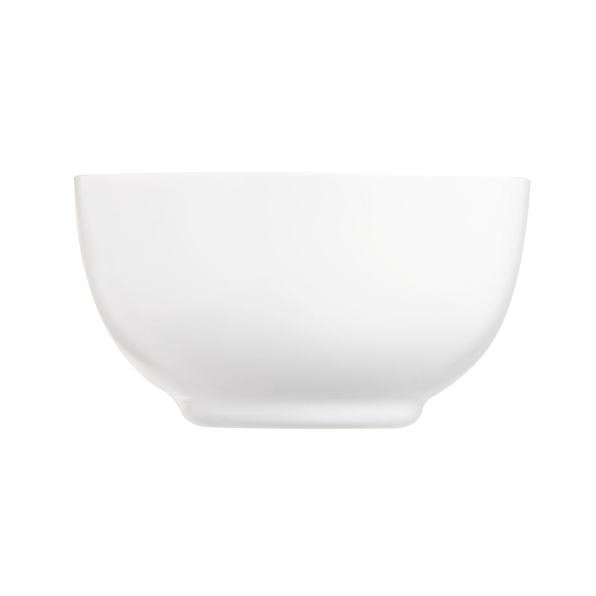 LUMINARC DIWALI Bol Opal 14,5CM Blanco Brillo Fabricado en Francia Reciclable