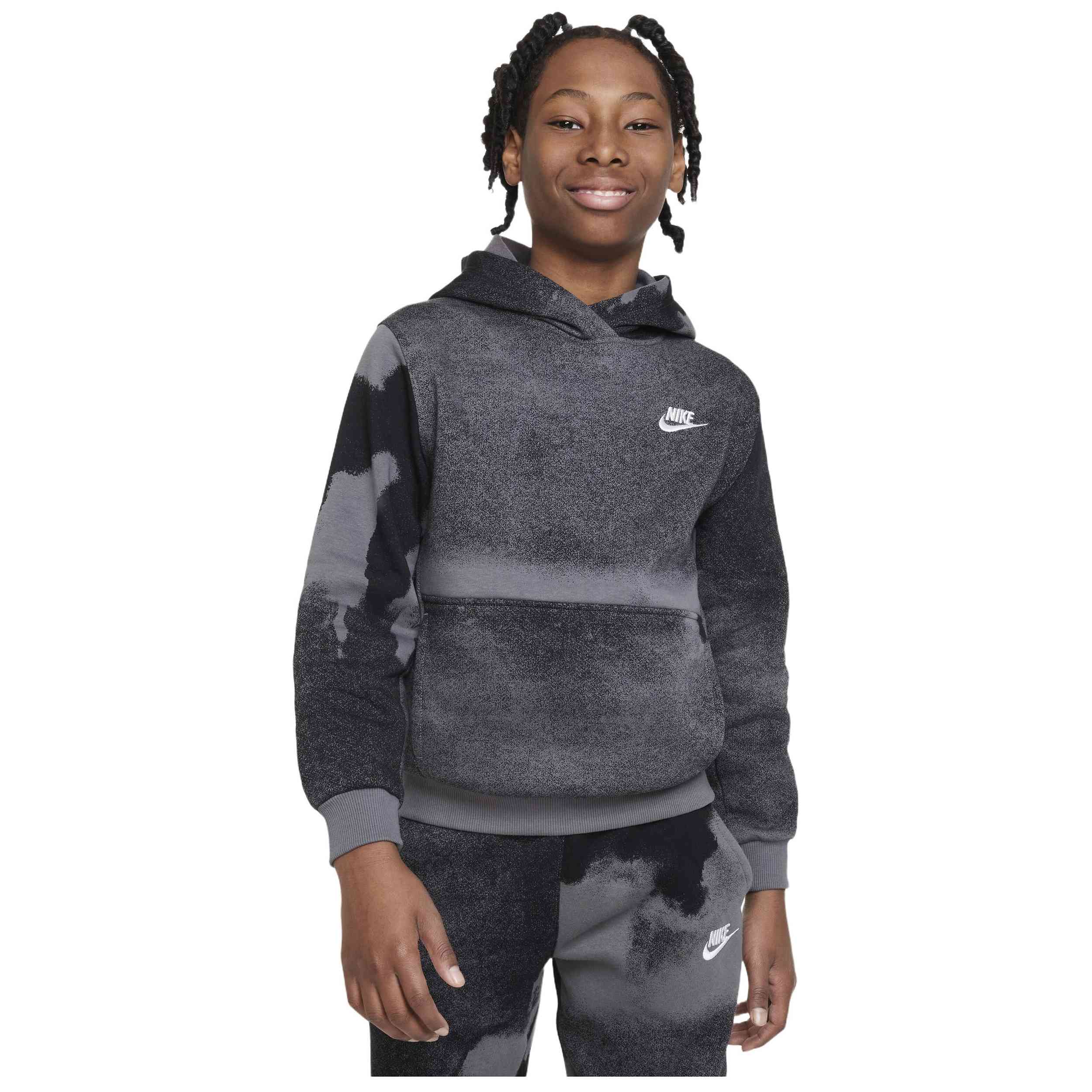 Sudadera Con Capucha Nike para Niños en color Negro